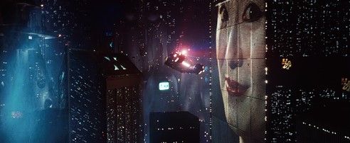 Blade Runner Cityscape - stretched